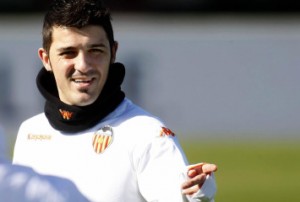 David Villa à Barcelone