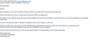 Mail de livepass.info - grande arnaque