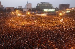 Manifestations à Place Tahrir - Egypte